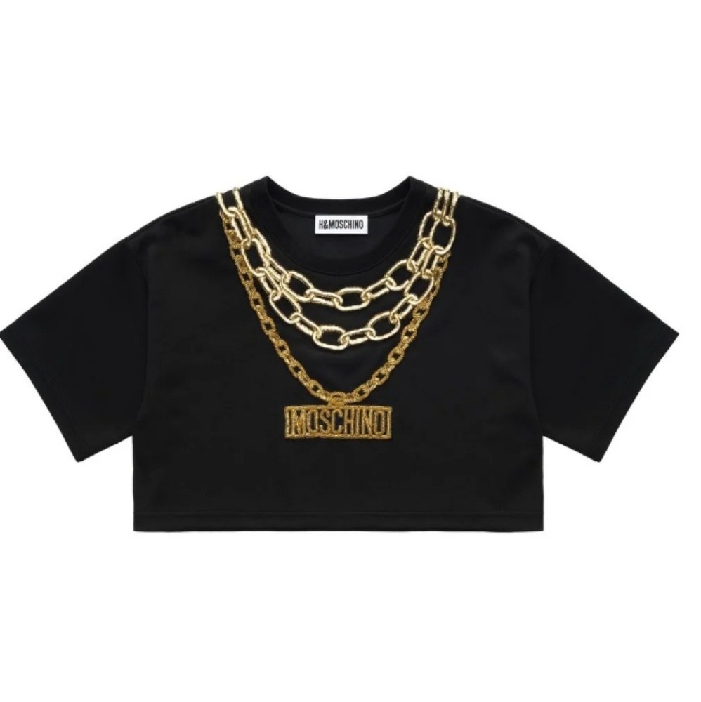 H&M Moschino collection short top